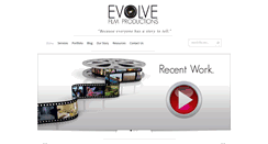 Desktop Screenshot of evolvefilm.net